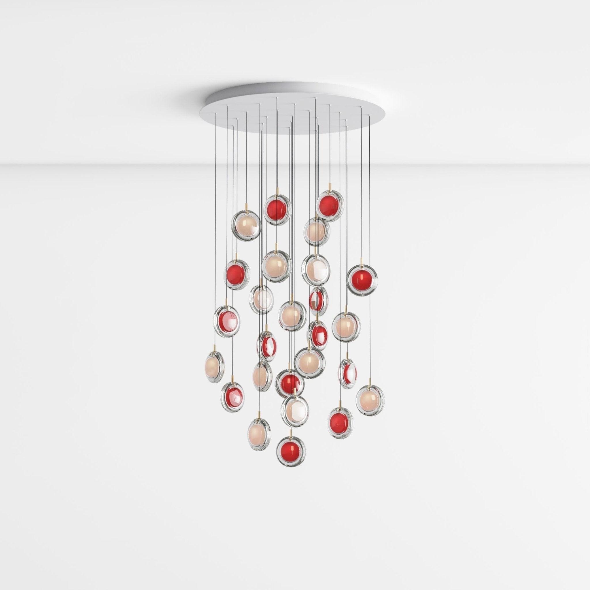 Refrax Crystal Lens Chandelier