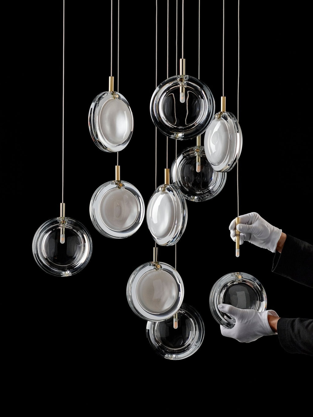 Refrax Crystal Lens Chandelier