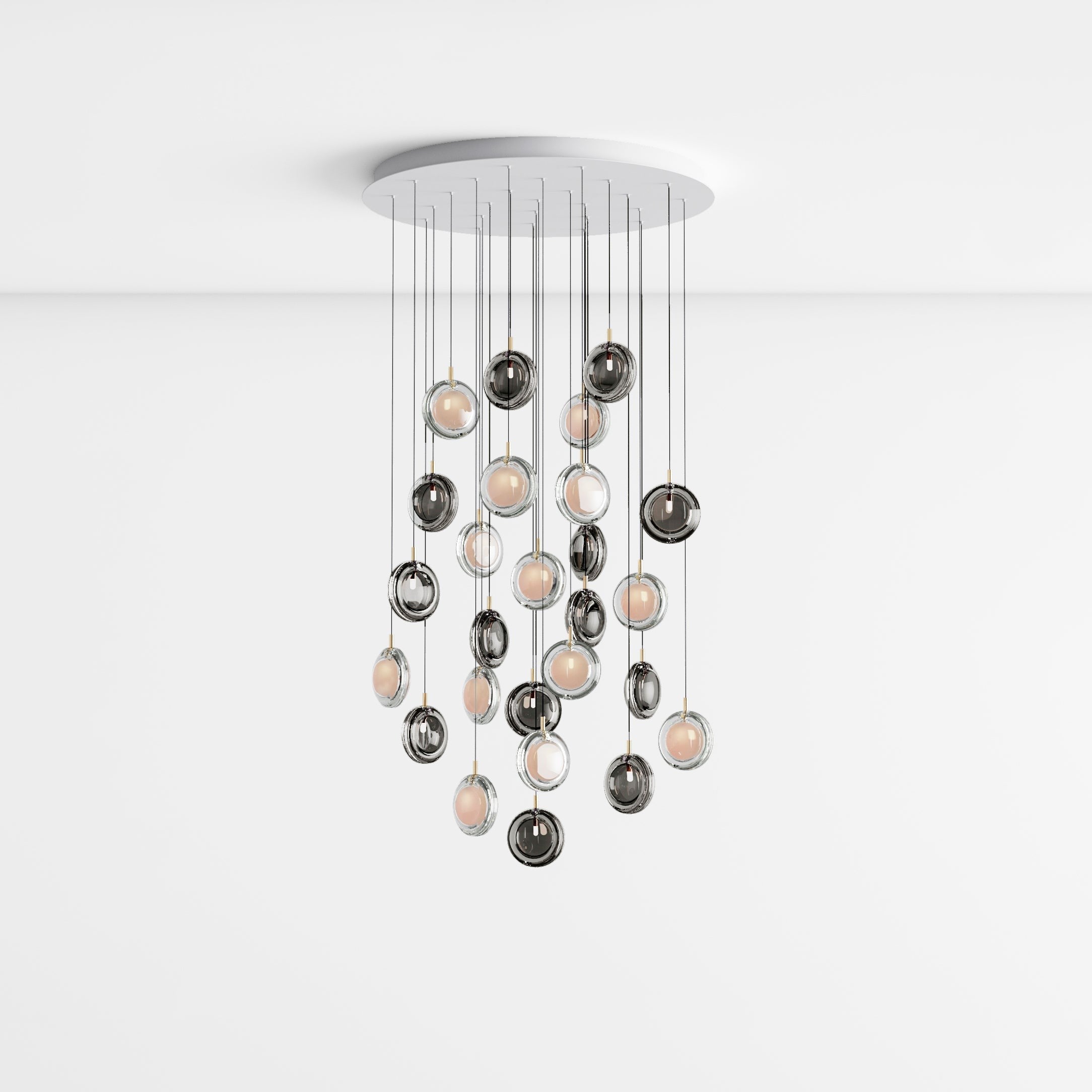 Refrax Crystal Lens Chandelier