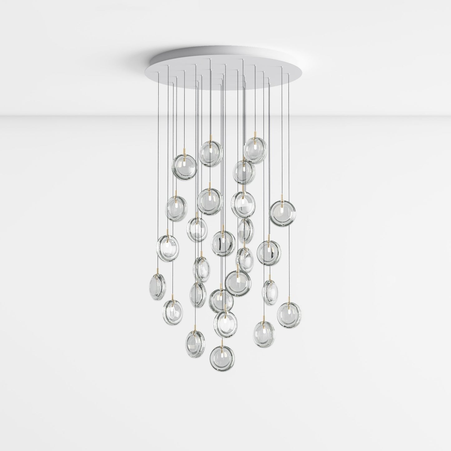 Refrax Crystal Lens Chandelier