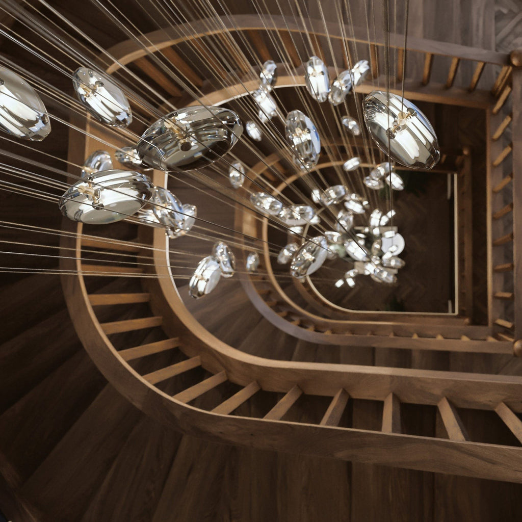 Refrax Crystal Lens Chandelier