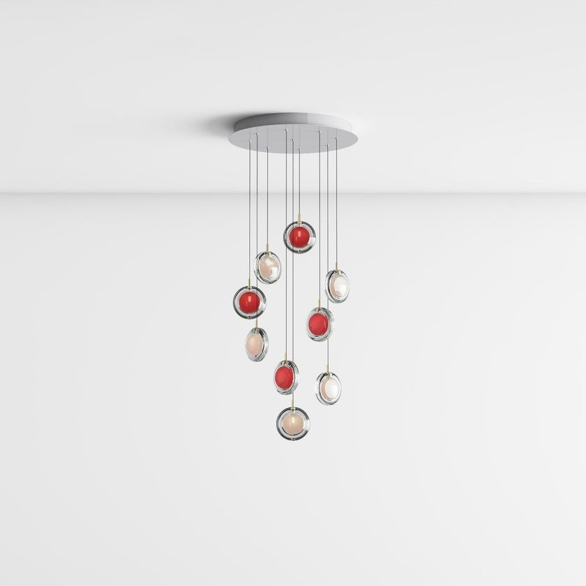 Refrax Crystal Lens Chandelier