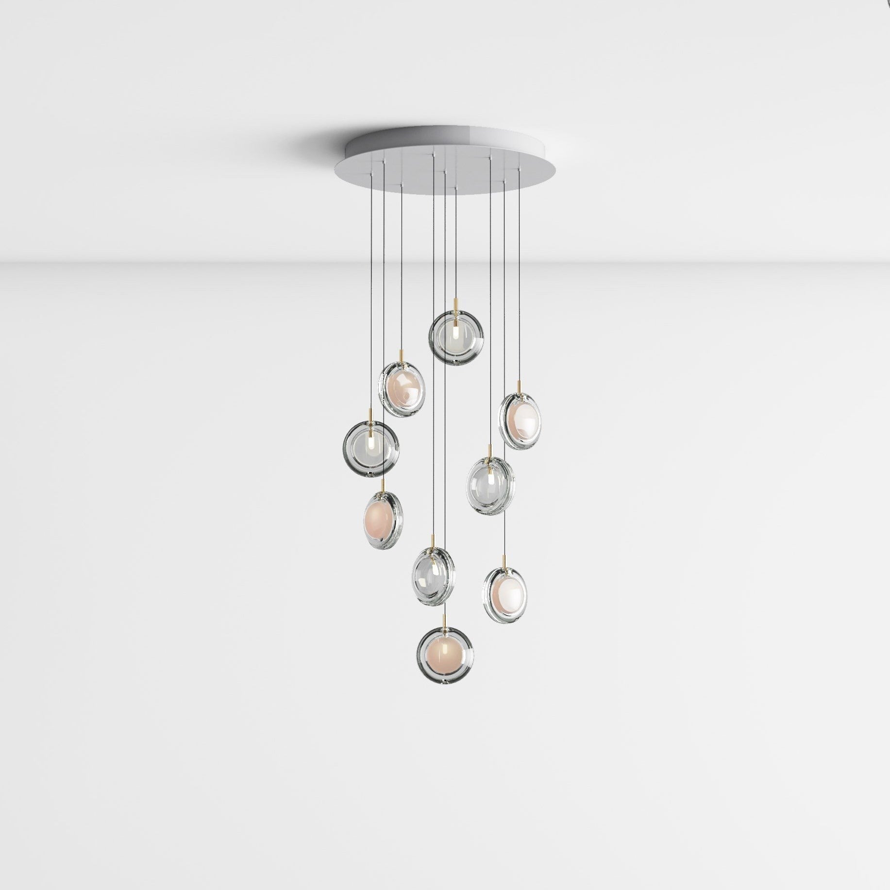 Refrax Crystal Lens Chandelier
