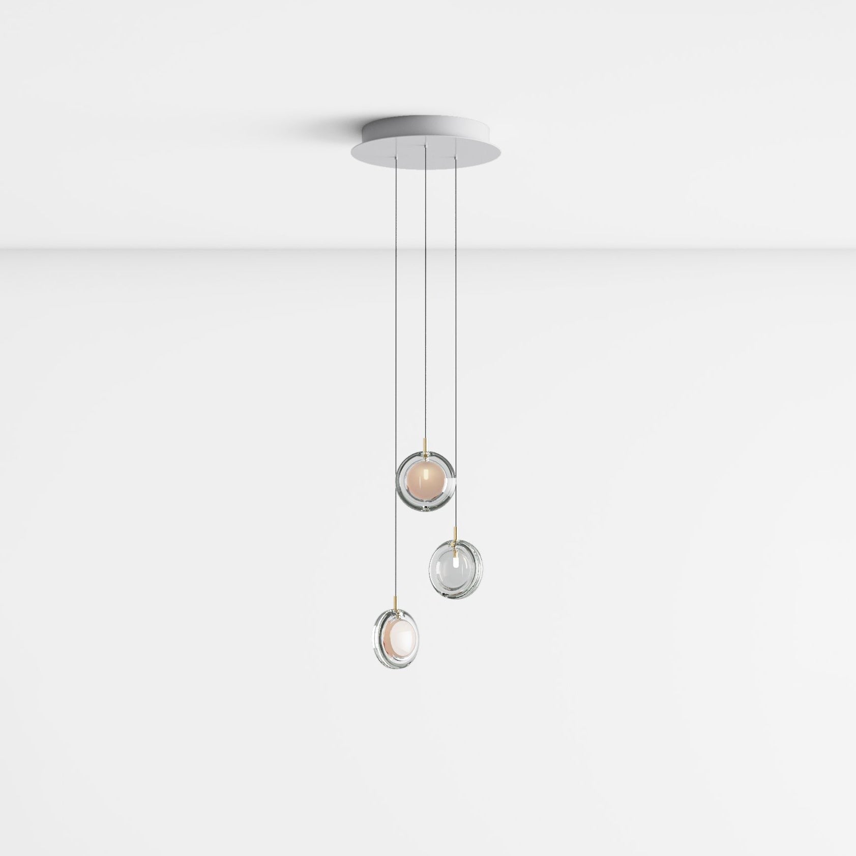 Refrax Crystal Lens Chandelier