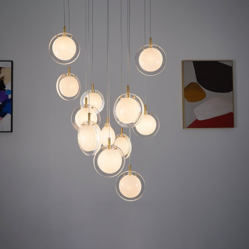 Refrax Crystal Lens Chandelier