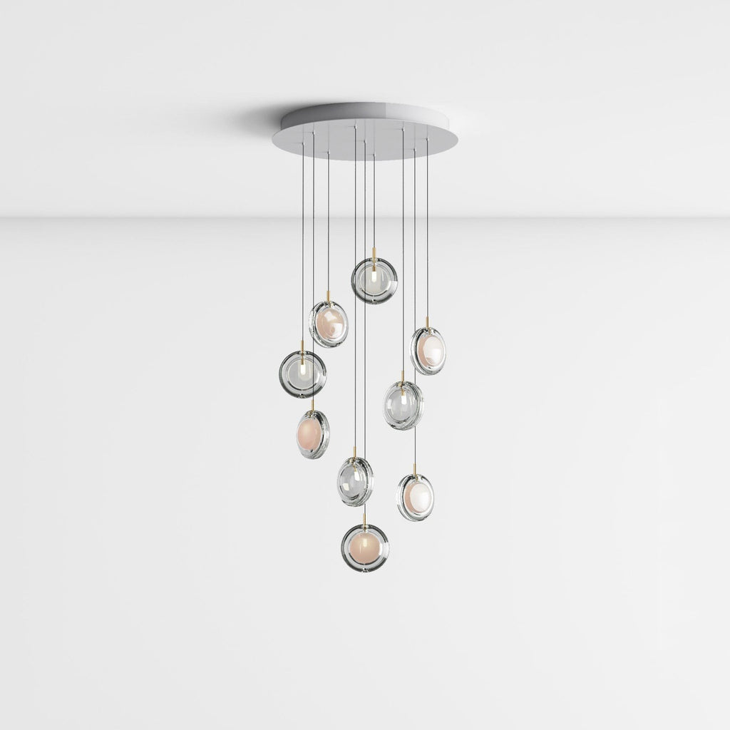 Refrax Crystal Lens Chandelier