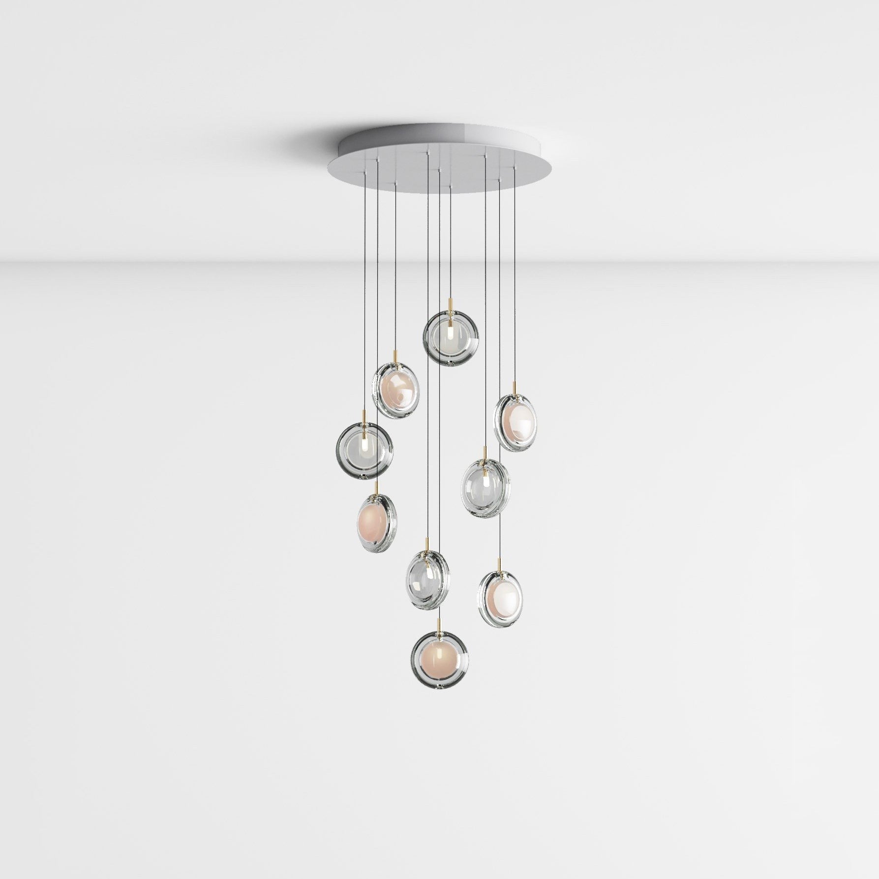 Refrax Crystal Lens Chandelier