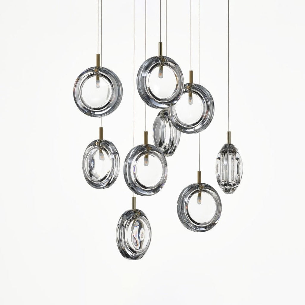 Refrax Crystal Lens Chandelier