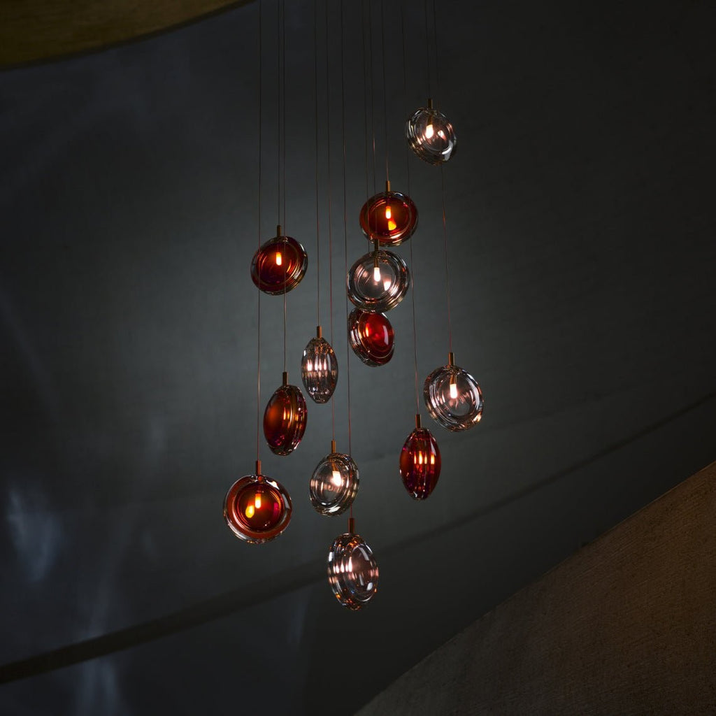 Refrax Crystal Lens Chandelier
