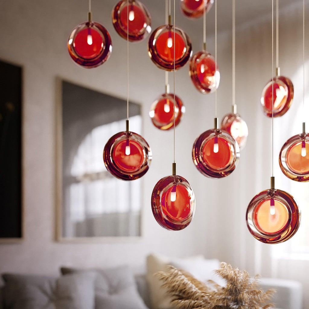 Refrax Crystal Lens Chandelier