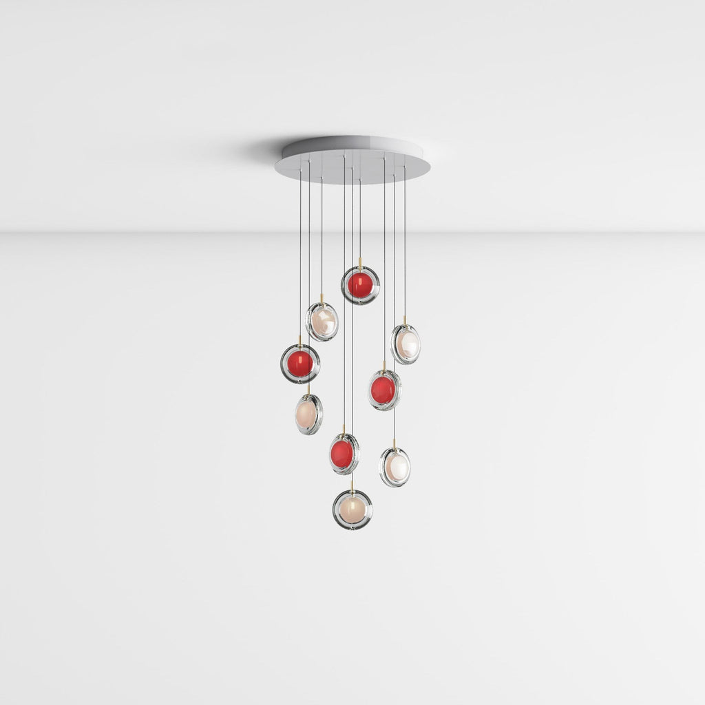 Refrax Crystal Lens Chandelier