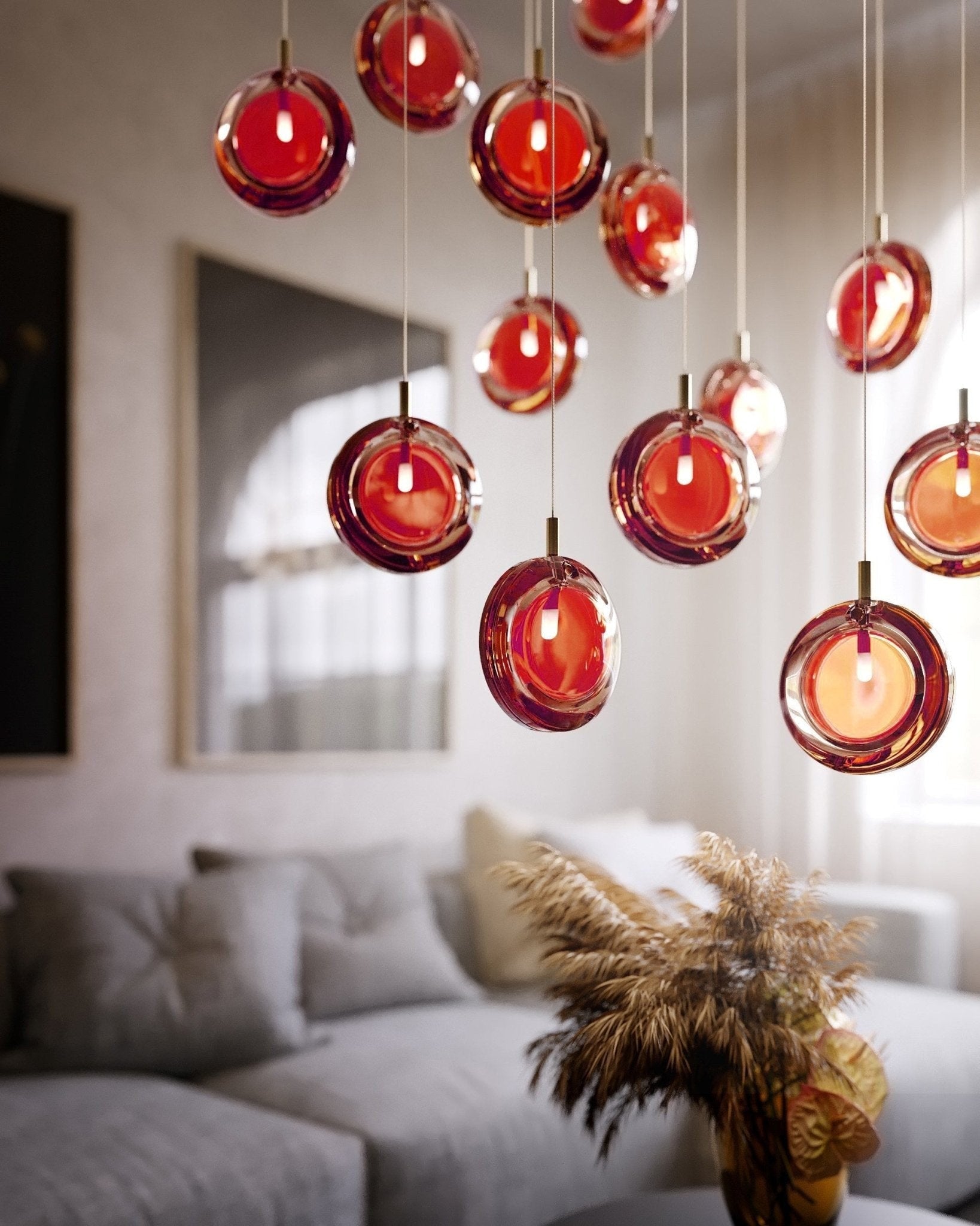 Refrax Crystal Lens Chandelier
