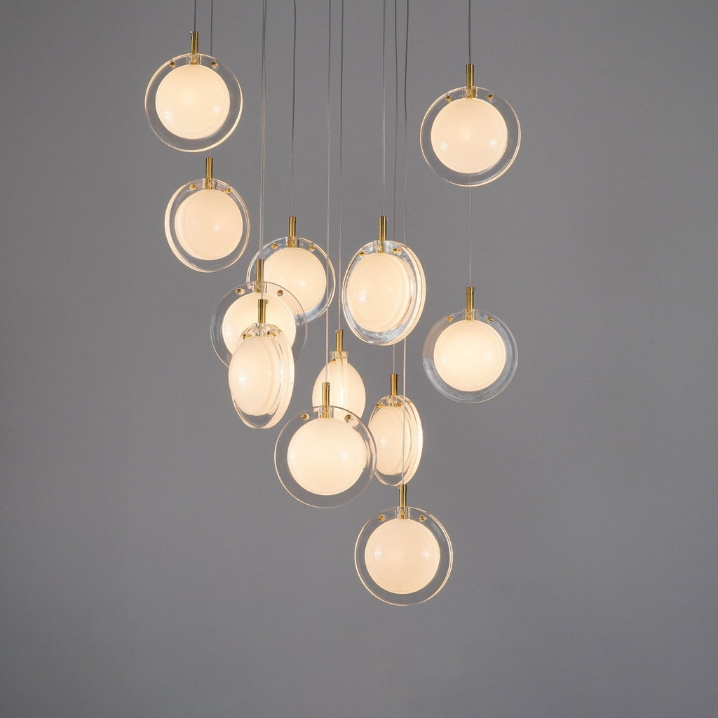 Refrax Crystal Lens Chandelier