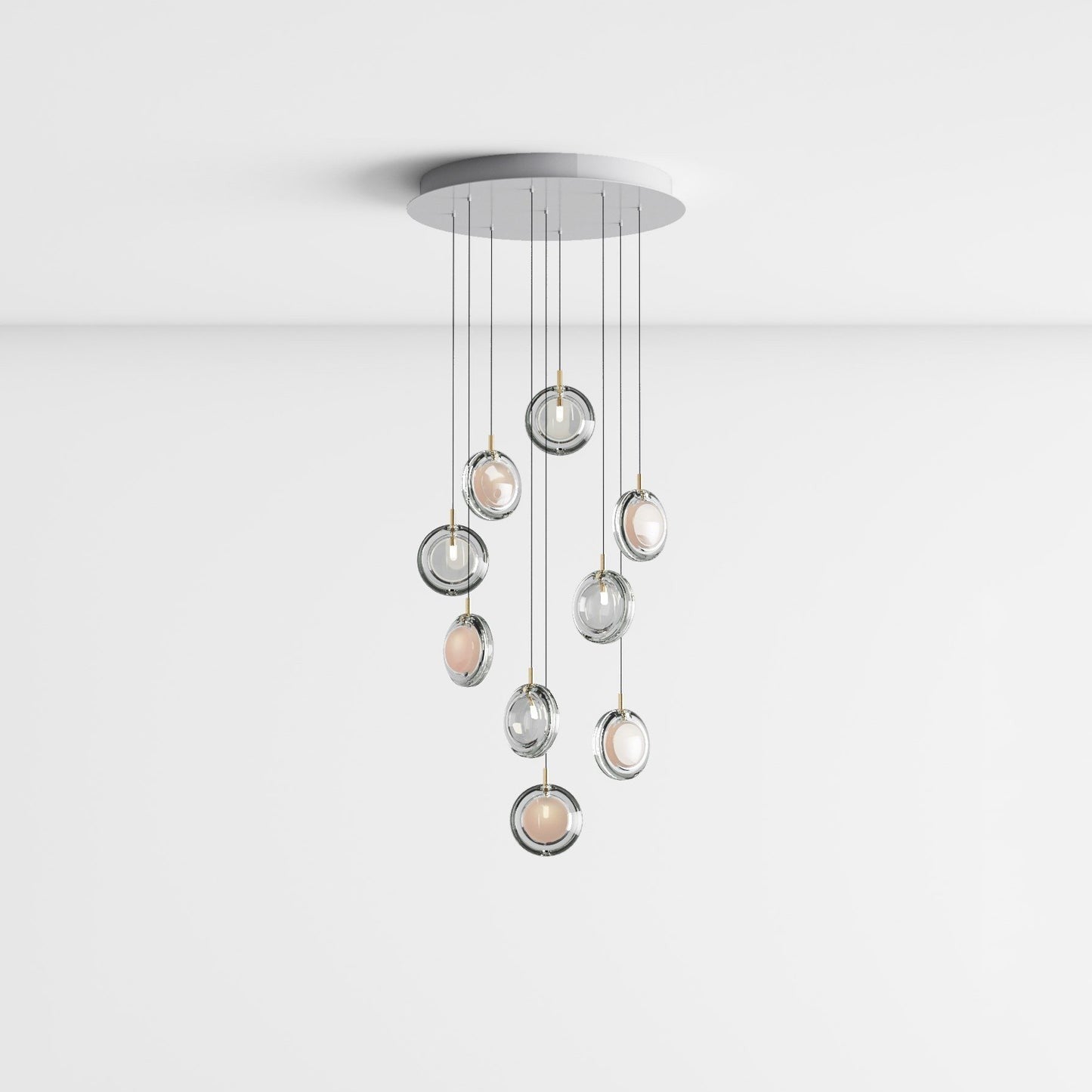 Refrax Crystal Lens Chandelier