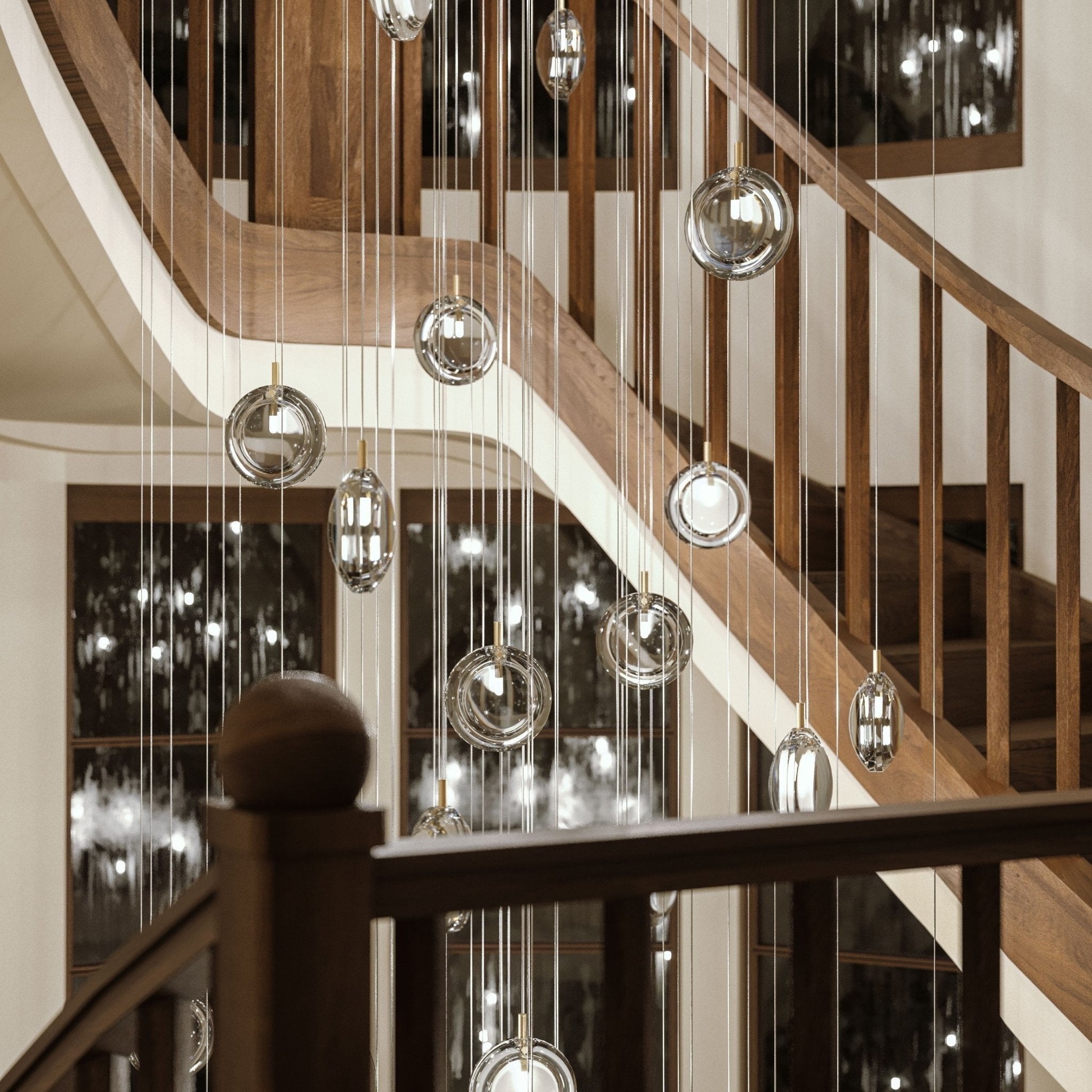 Refrax Crystal Lens Chandelier