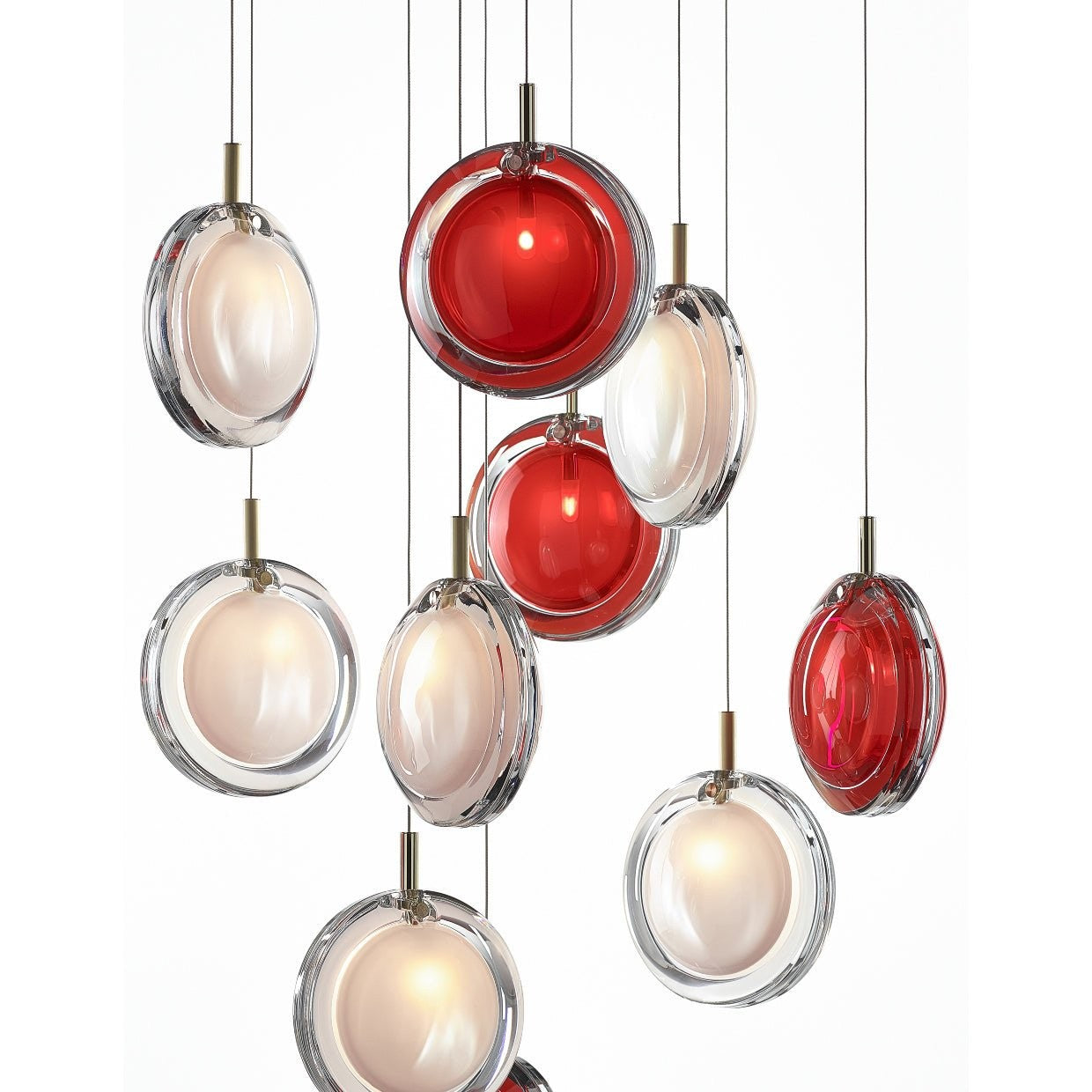 Refrax Crystal Lens Chandelier