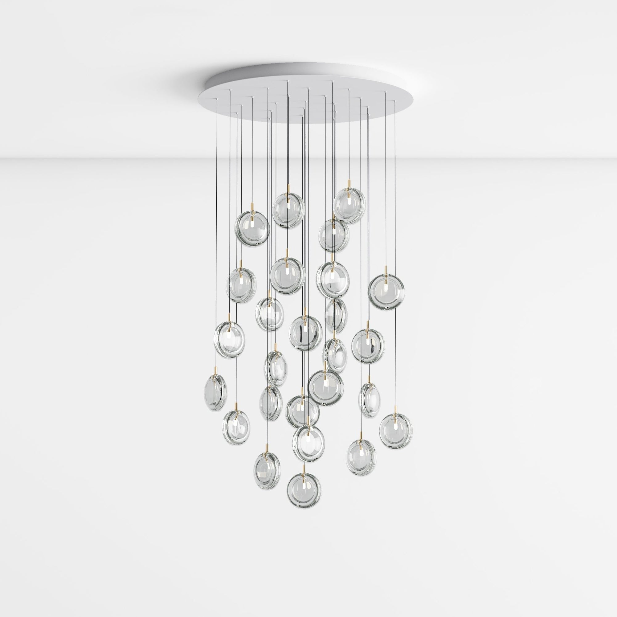 Refrax Crystal Lens Chandelier