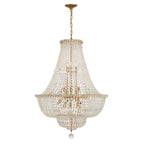 Roslyn 28'' Aged Brass Chandelier Gold 28"W x 39"H x 28"D