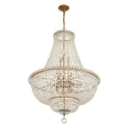 Roslyn 28'' Aged Brass Chandelier Gold 28"W x 39"H x 28"D