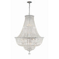 Roslyn 28'' Polished Chrome Chandelier Silver 28"W x 39"H x 28"D