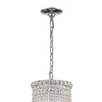 Roslyn 28'' Polished Chrome Chandelier Silver 28"W x 39"H x 28"D