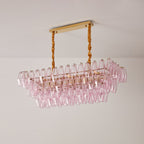 Rosaline Prism Tiered Crystal Chandelier