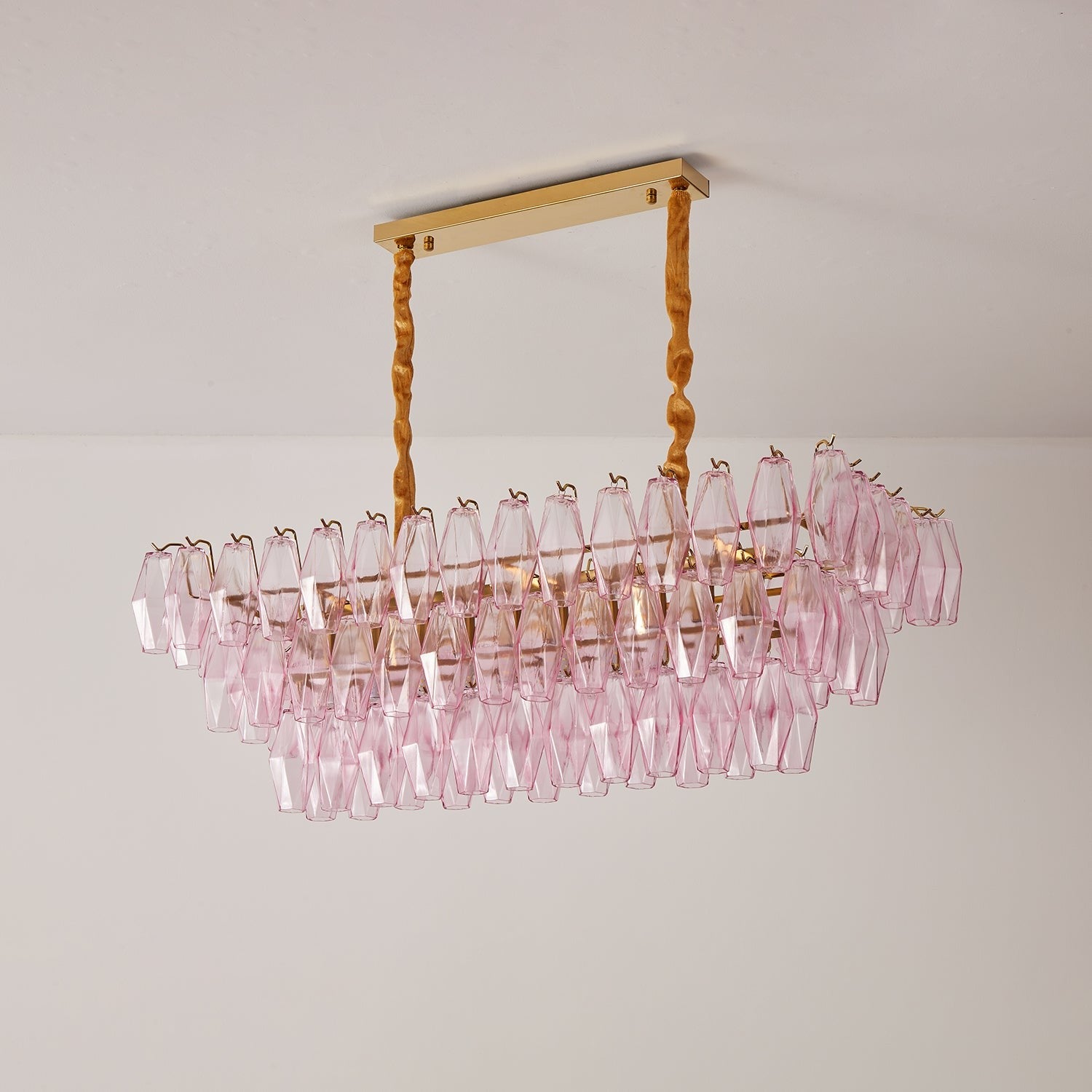 Rosaline Prism Tiered Crystal Chandelier