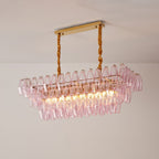 Rosaline Prism Tiered Crystal Chandelier