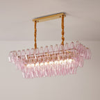 Rosaline Prism Tiered Crystal Chandelier