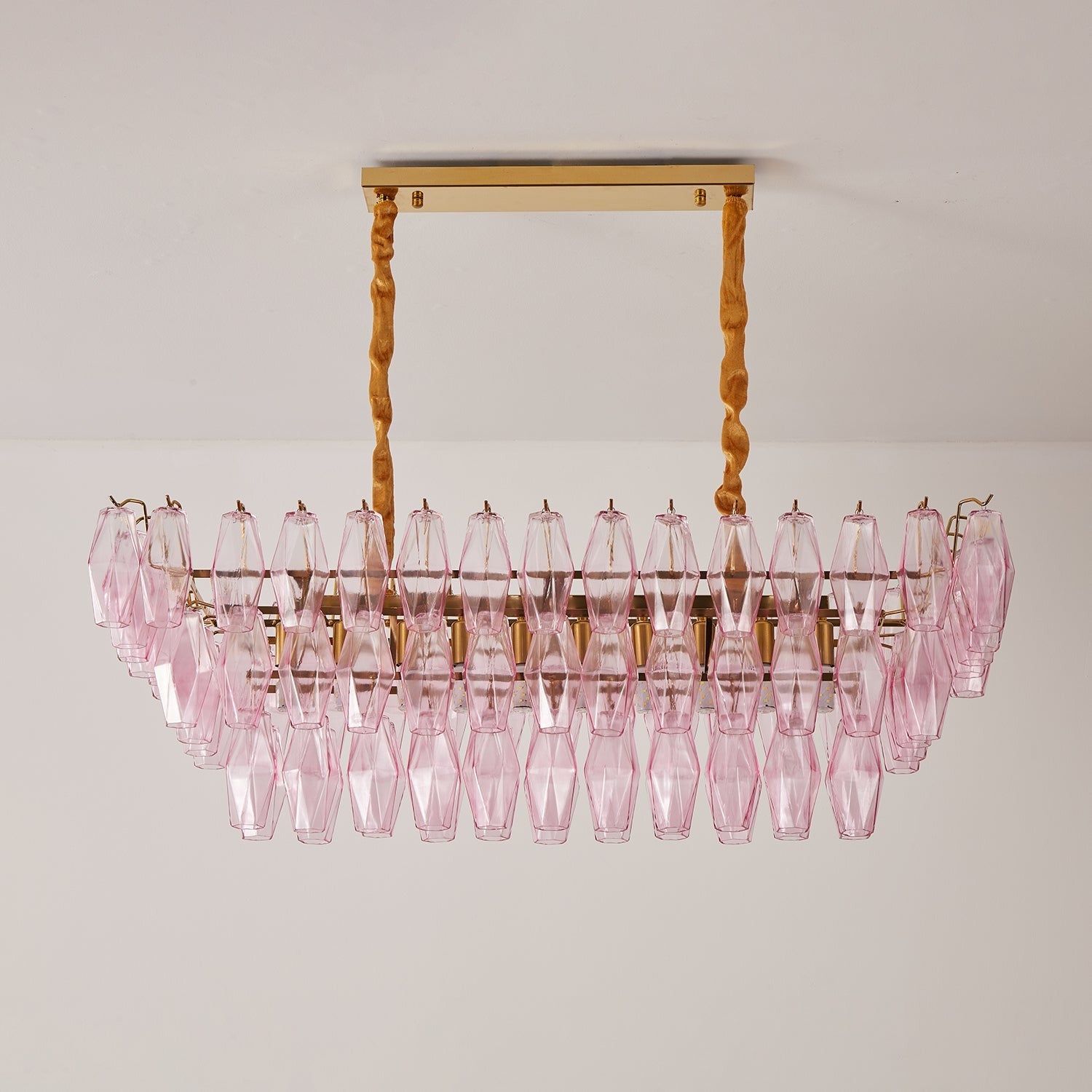 Rosaline Prism Tiered Crystal Chandelier