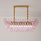 Rosaline Prism Tiered Crystal Chandelier