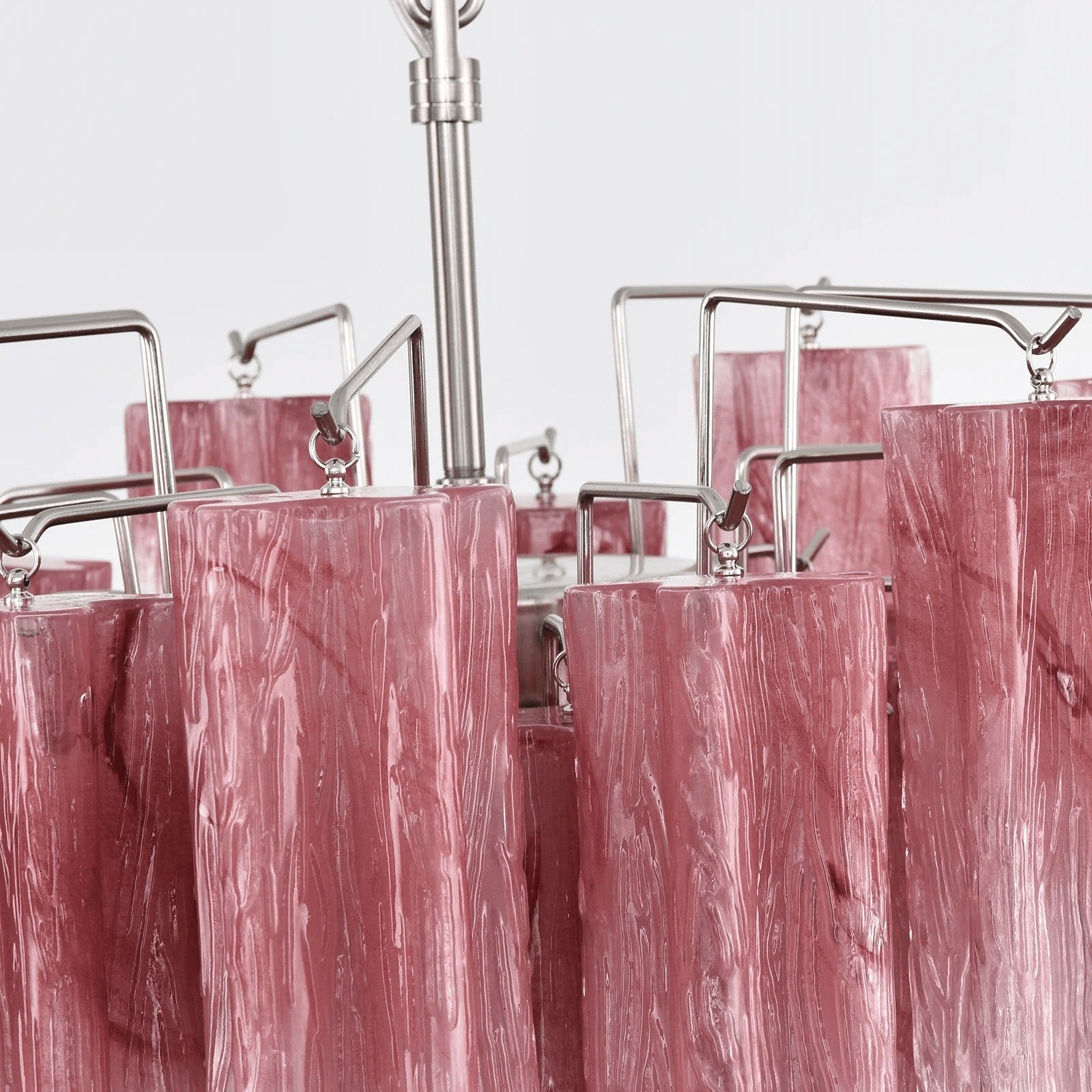 Rosata Murano Pink Glass Chandelier