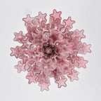 Rosata Murano Pink Glass Chandelier