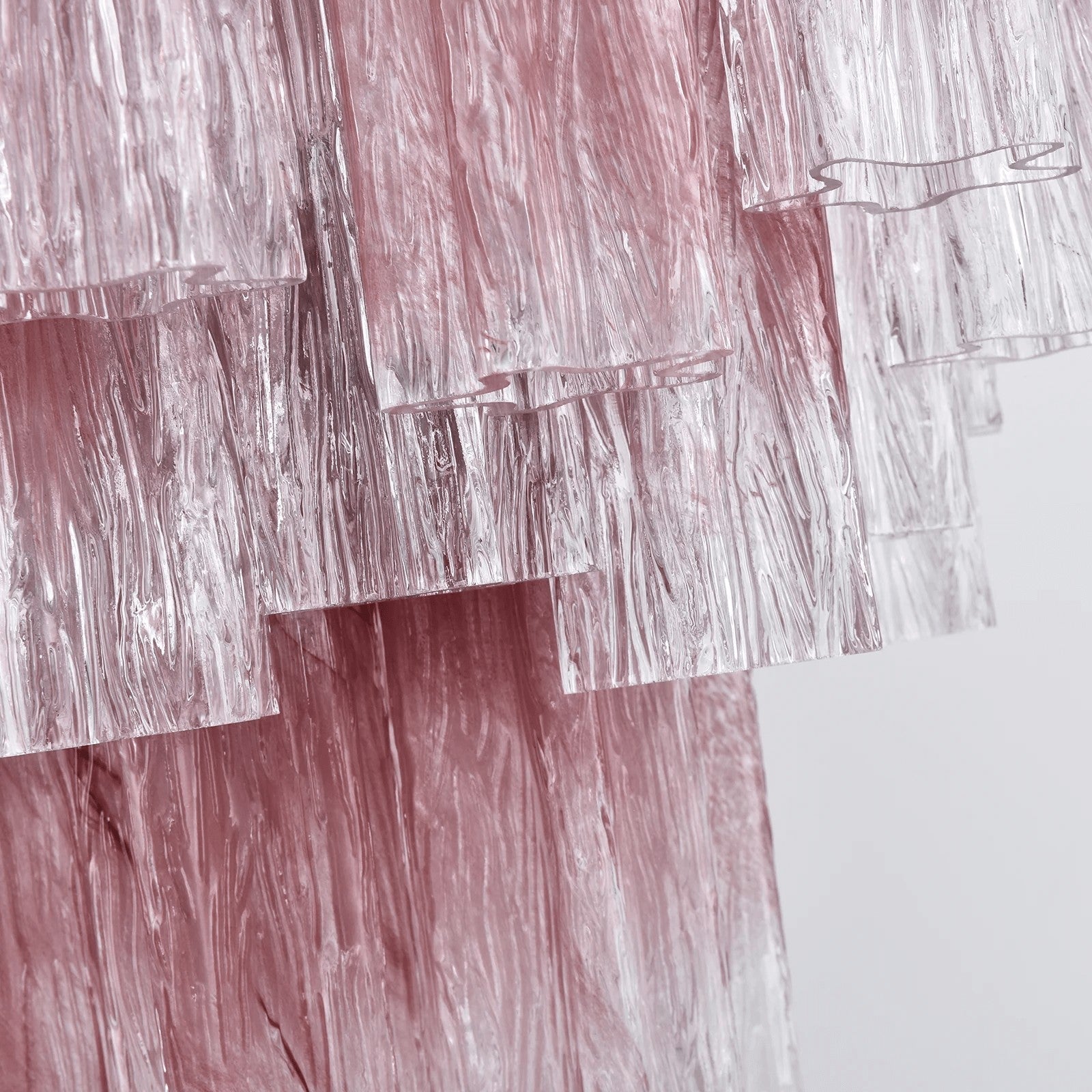 Rosata Murano Pink Glass Chandelier