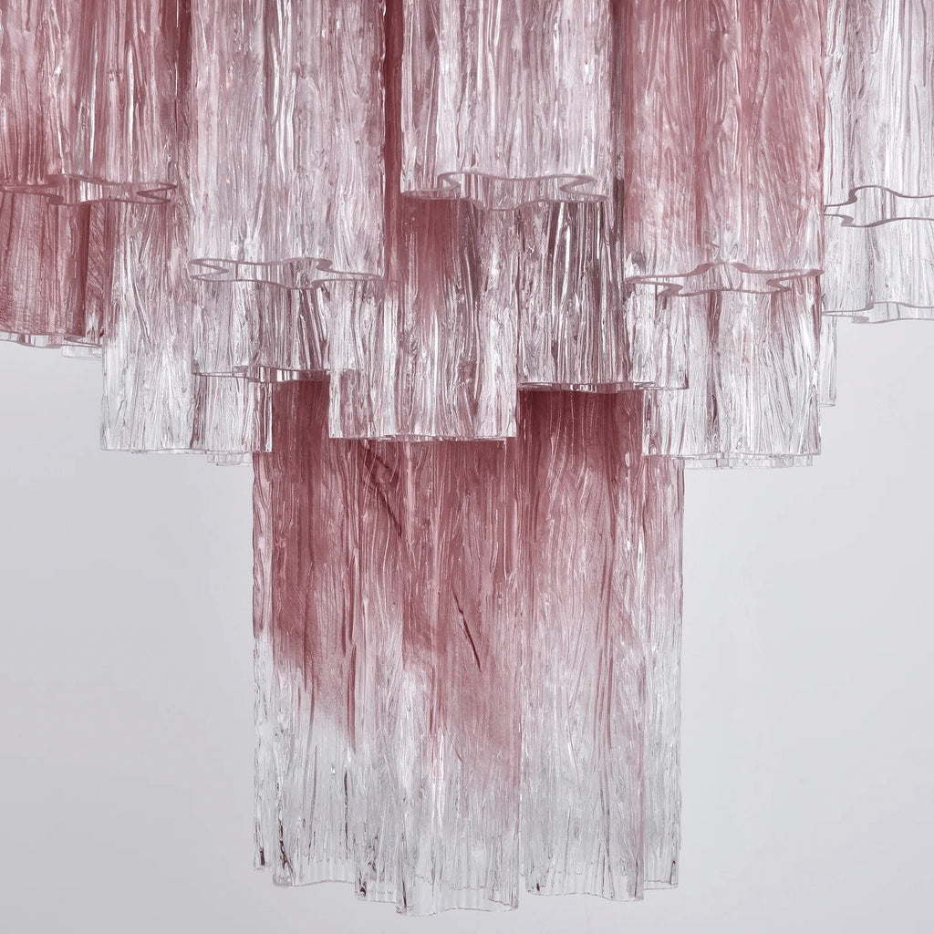Rosata Murano Pink Glass Chandelier