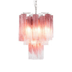 Rosata Murano Pink Glass Chandelier