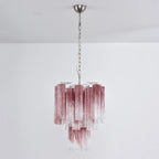 Rosata Murano Pink Glass Chandelier