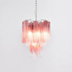 Rosata Murano Pink Glass Chandelier