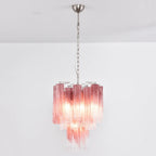 Rosata Murano Pink Glass Chandelier