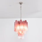 Rosata Murano Pink Glass Chandelier