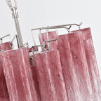 Rosata Murano Pink Glass Chandelier