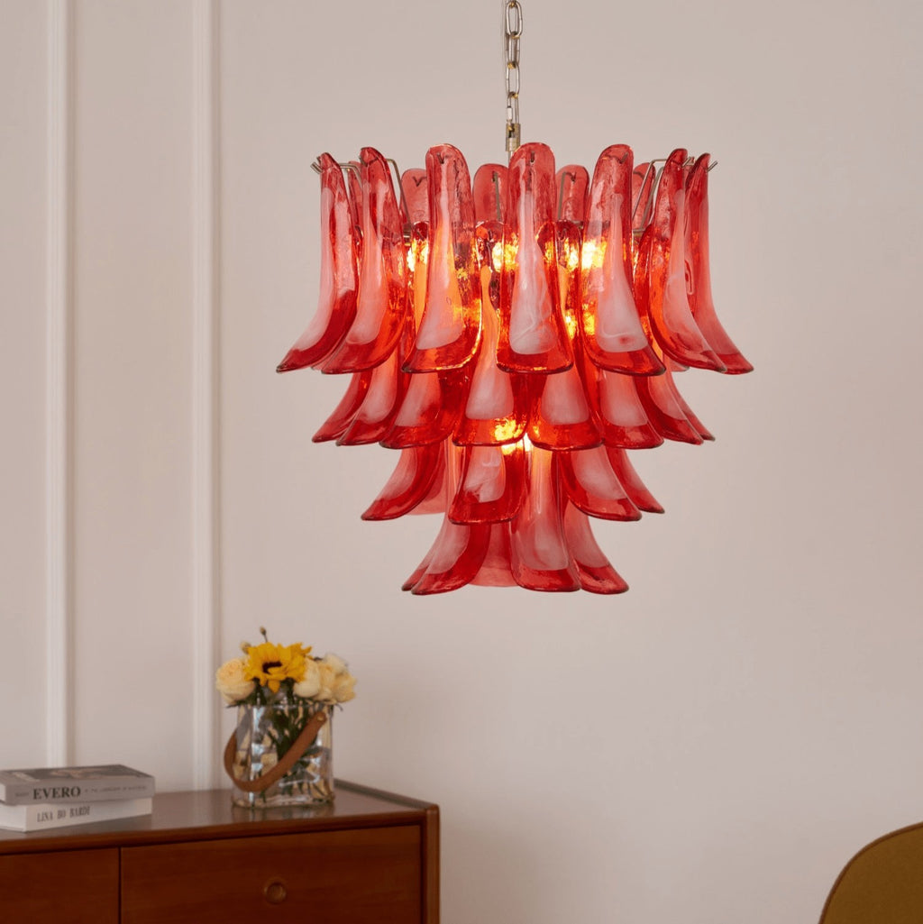 Rosavento Murano Petal Chandelier