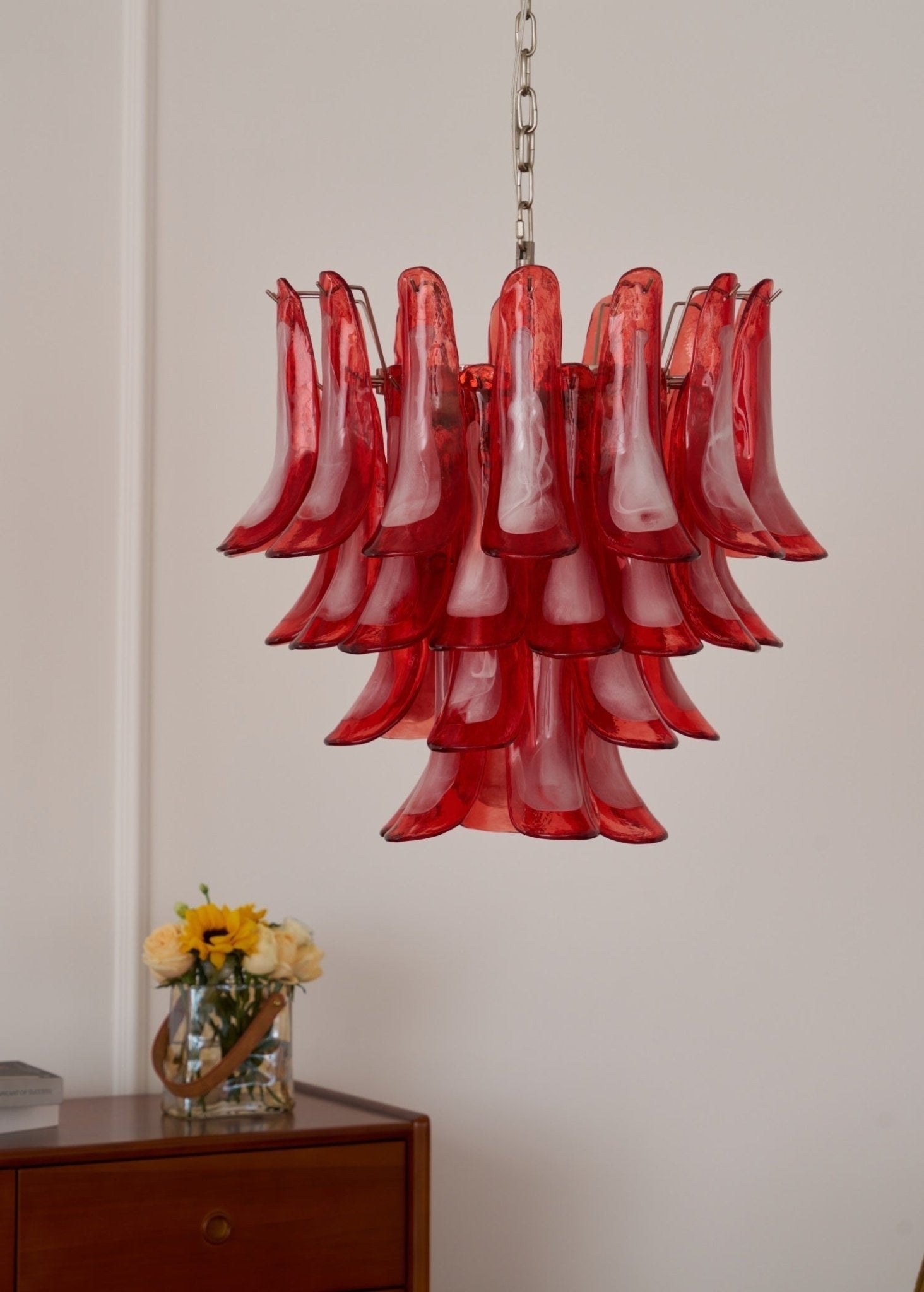 Rosavento Murano Petal Chandelier