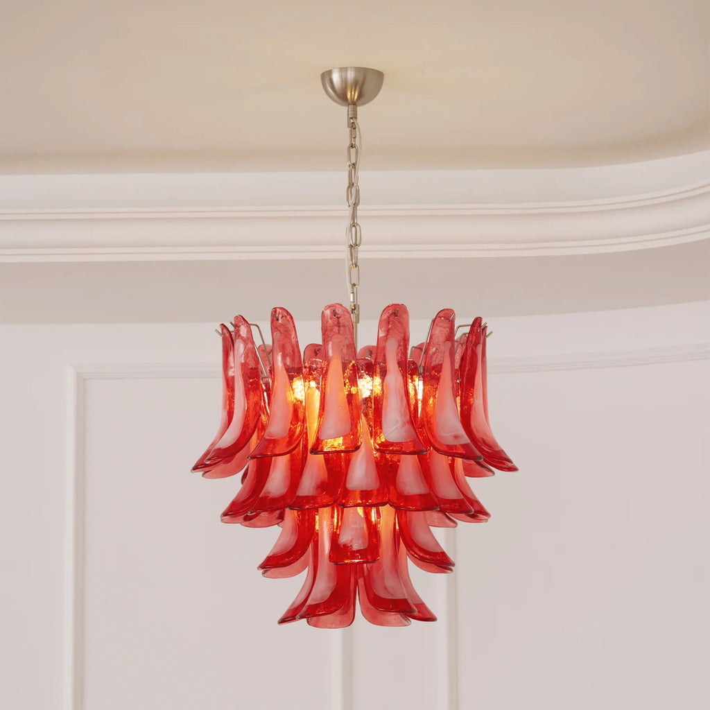 Rosavento Murano Petal Chandelier