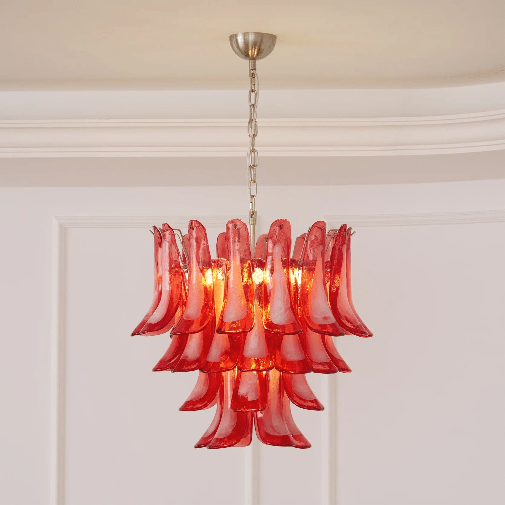 Rosavento Murano Petal Chandelier