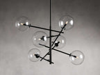 Roselyn Glass Globe Branch Chandelier