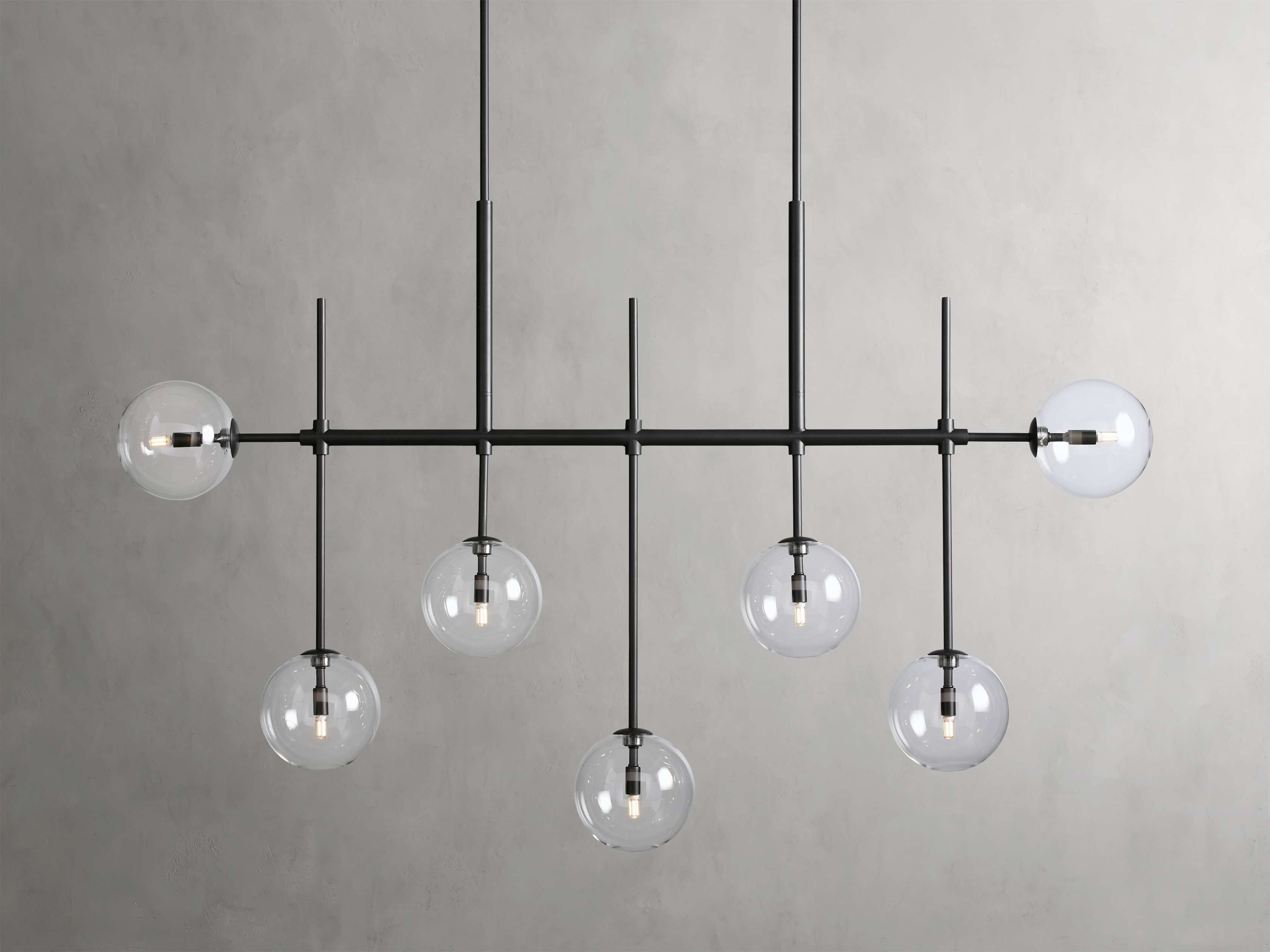 Roswell Globe Linear Chandelier