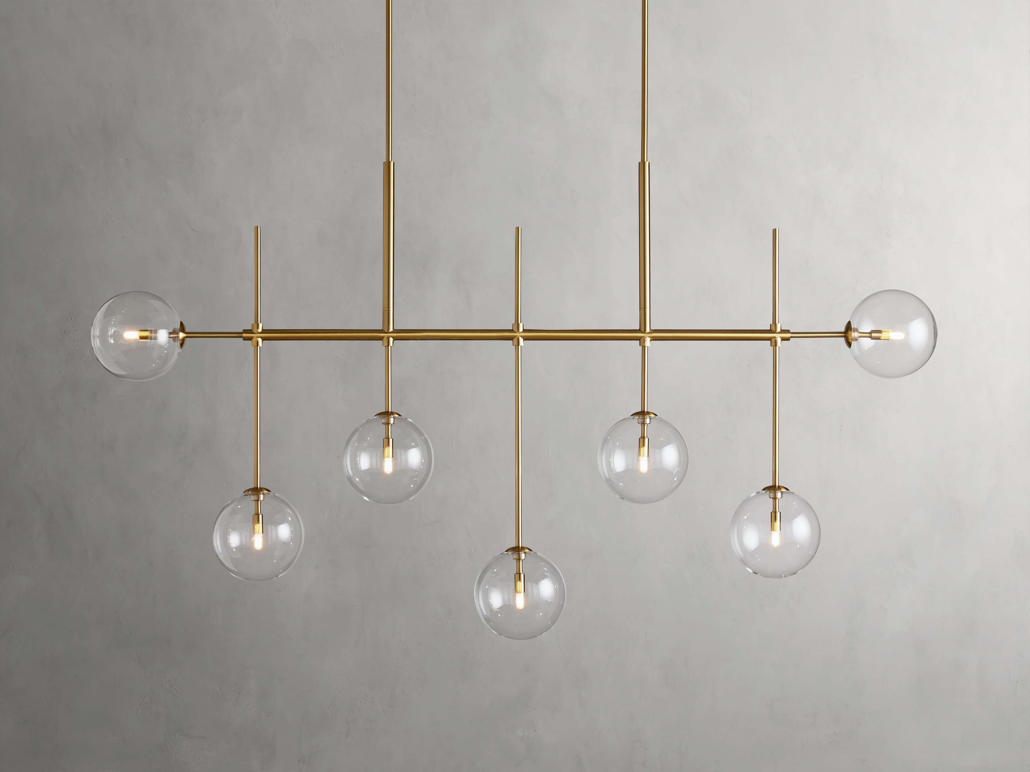 Roswell Globe Linear Chandelier