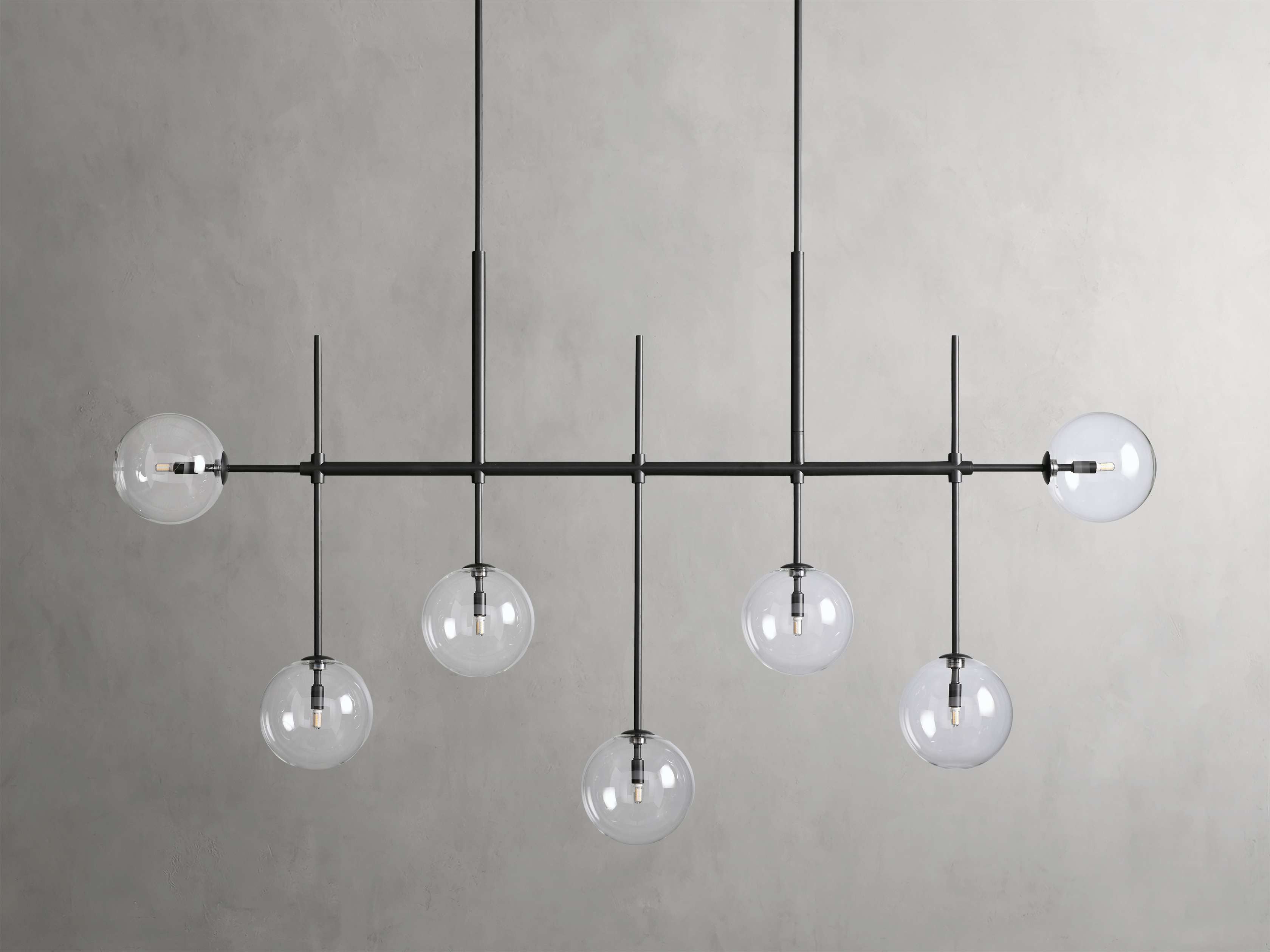 Roswell Globe Linear Chandelier