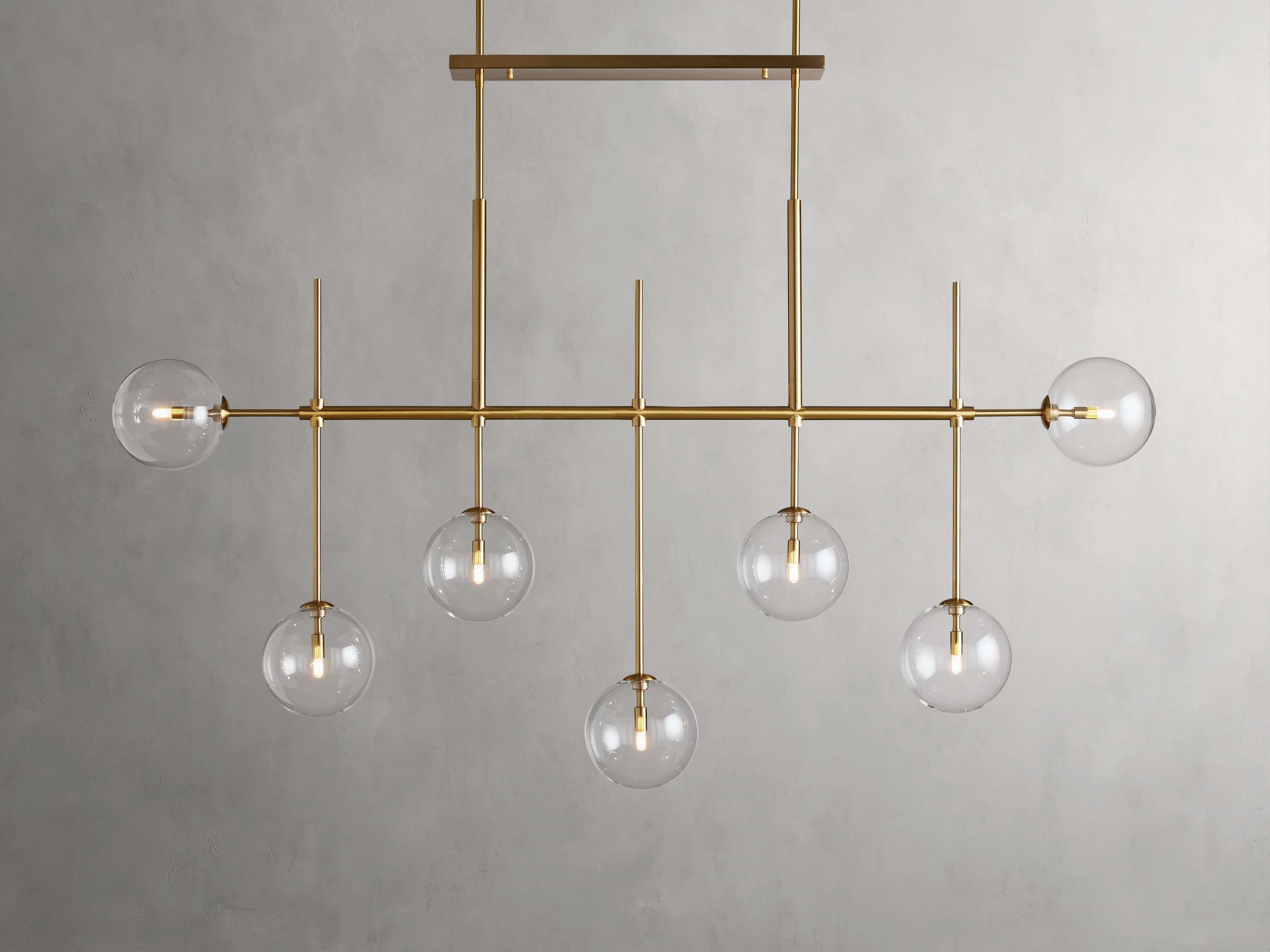 Roswell Globe Linear Chandelier